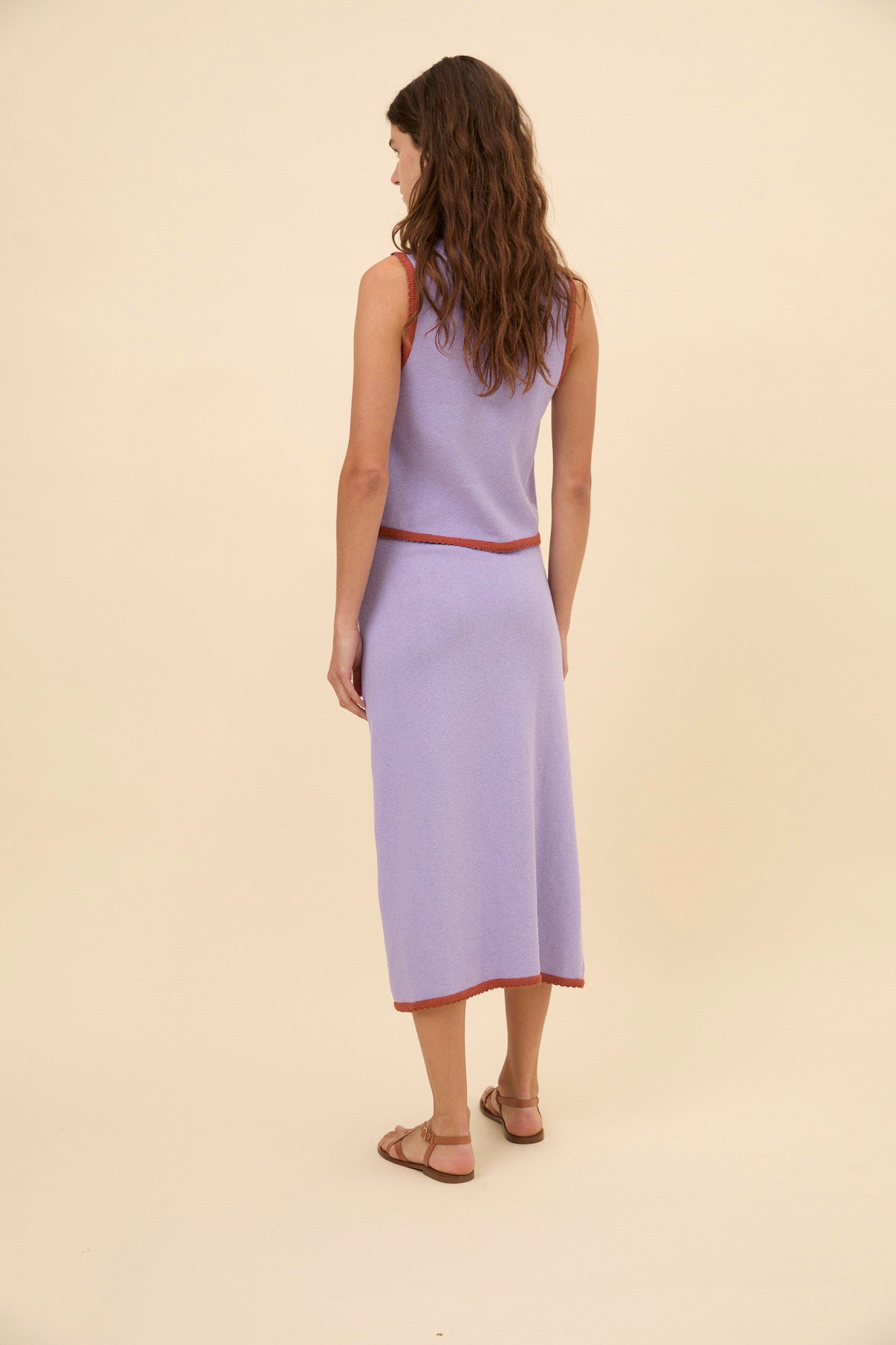 Woman Lavander skirt