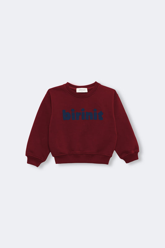 Sudadera granate Birinit bebé