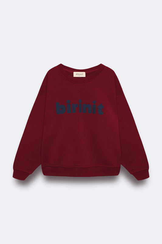 Sudadera granate Birinit niña