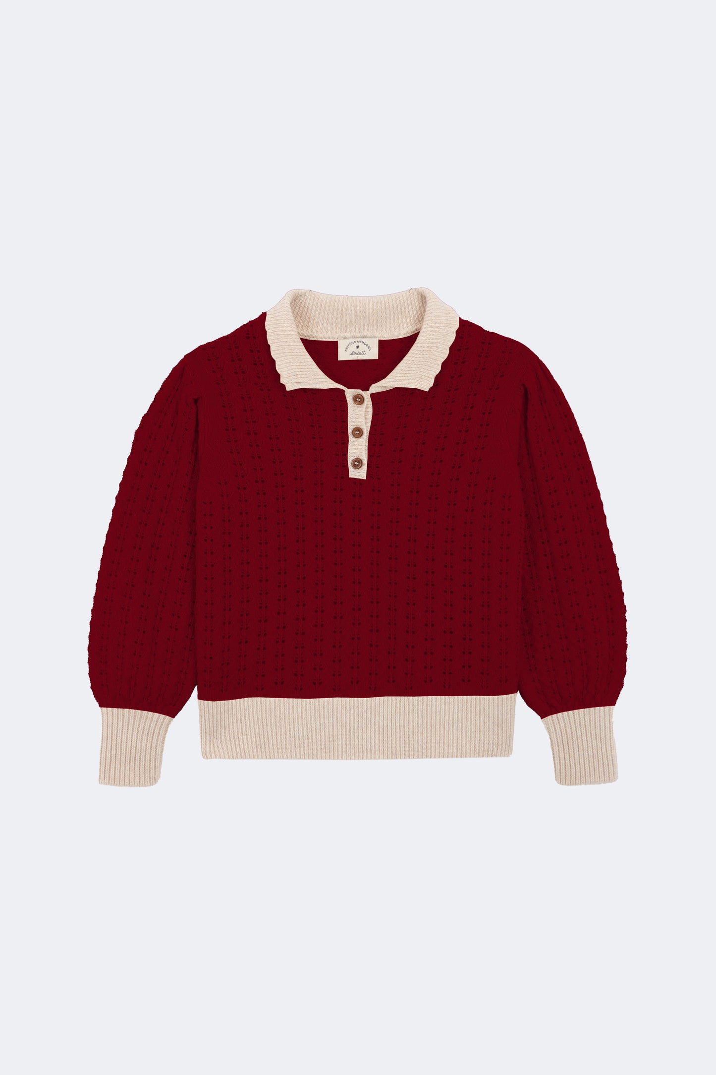 Jersey Biri granate niña