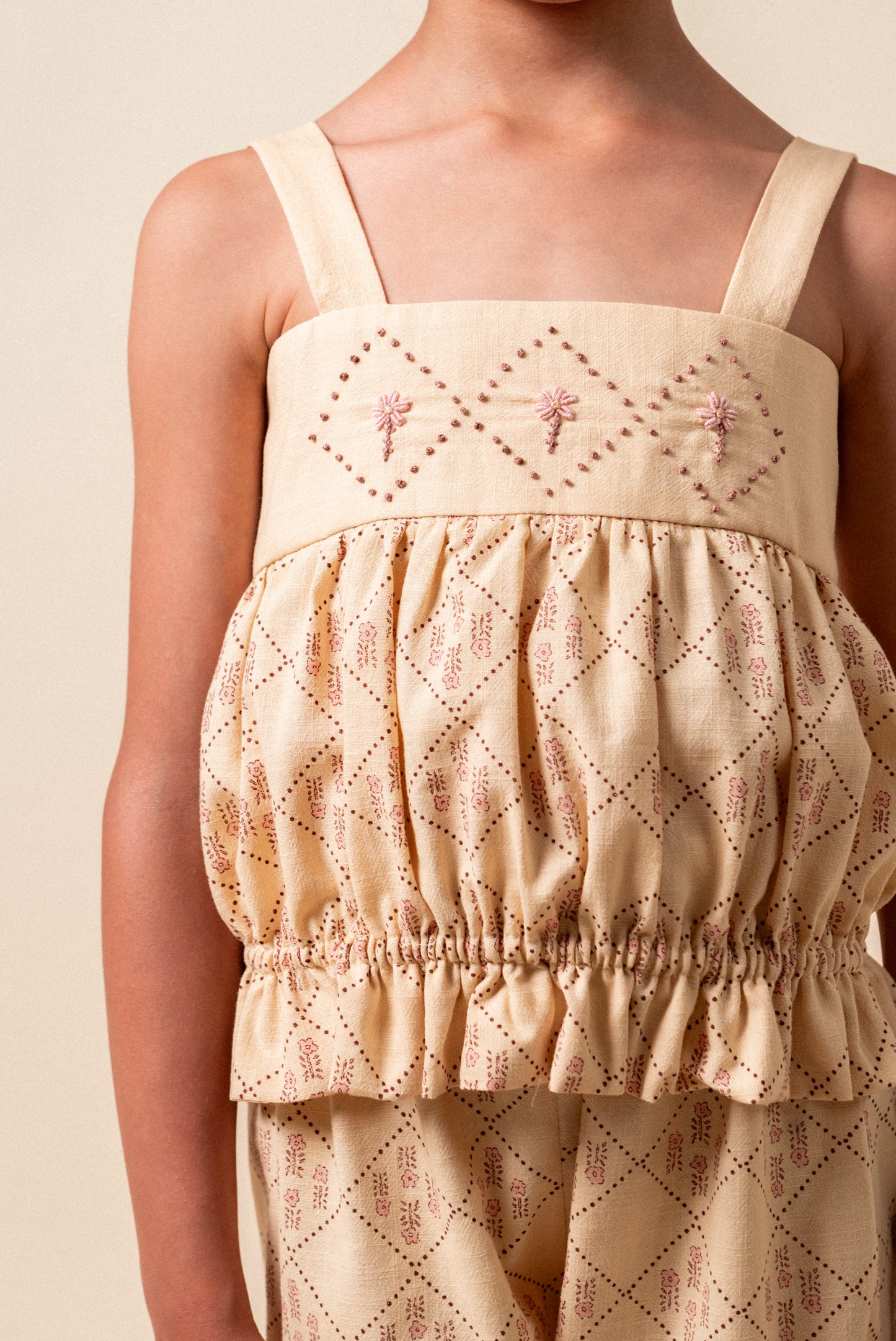 Castelflorite embroidered top girl