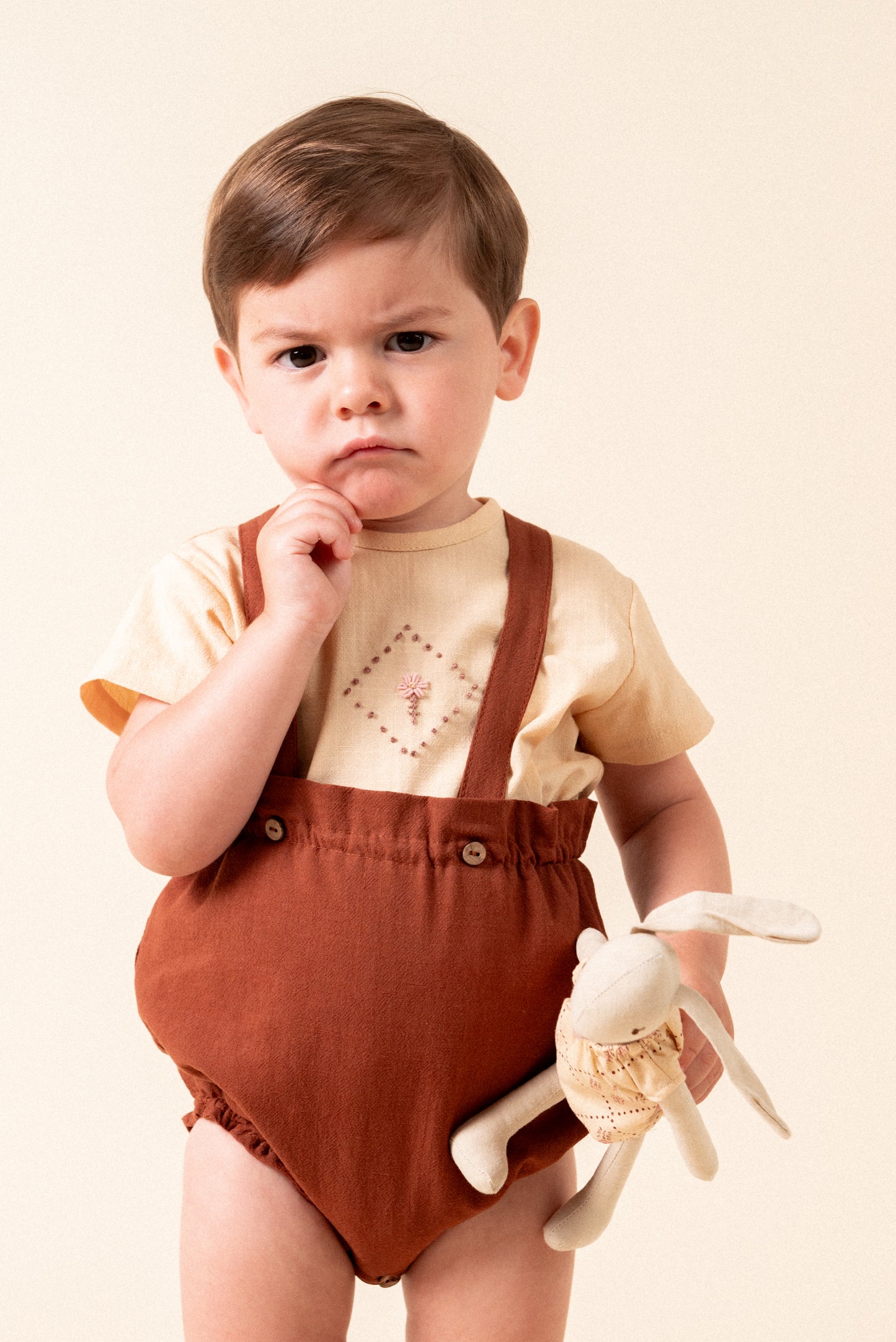 Culetín tirantes chocolat bebé