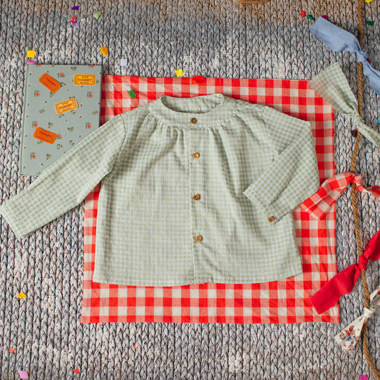 Camisa maho Vichy verde