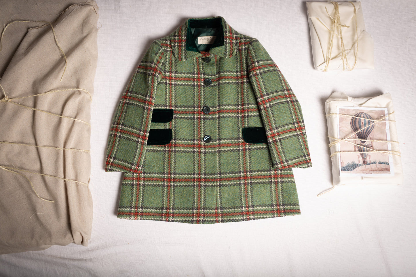 Velazquez stripes coat baby neck baby