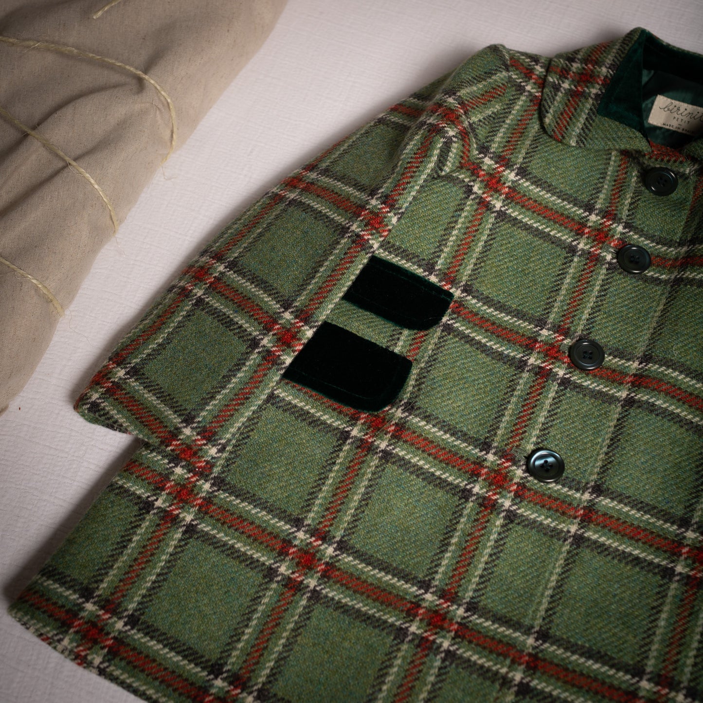 Velazquez stripes coat baby neck baby
