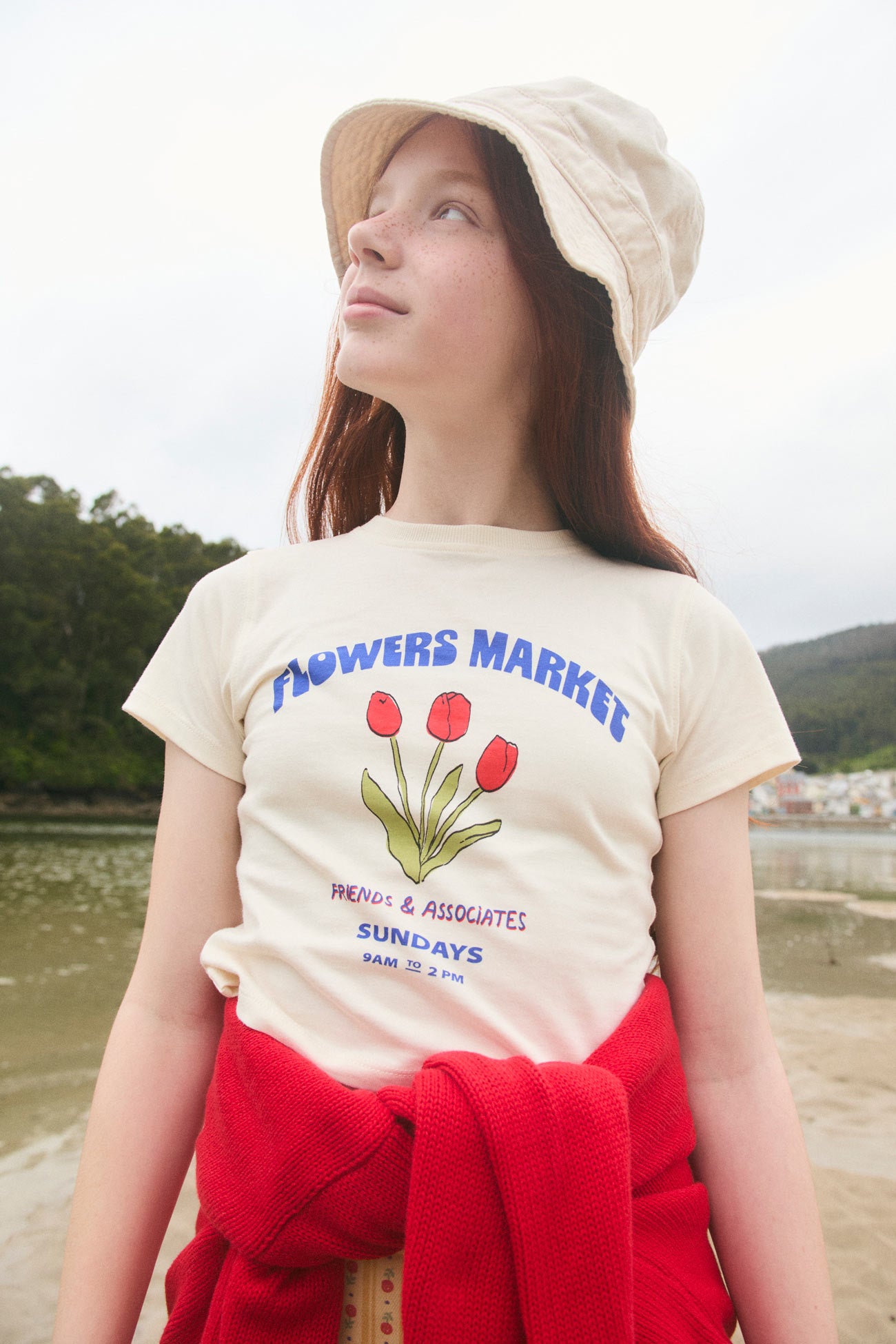 Camiseta Flowers Market girl