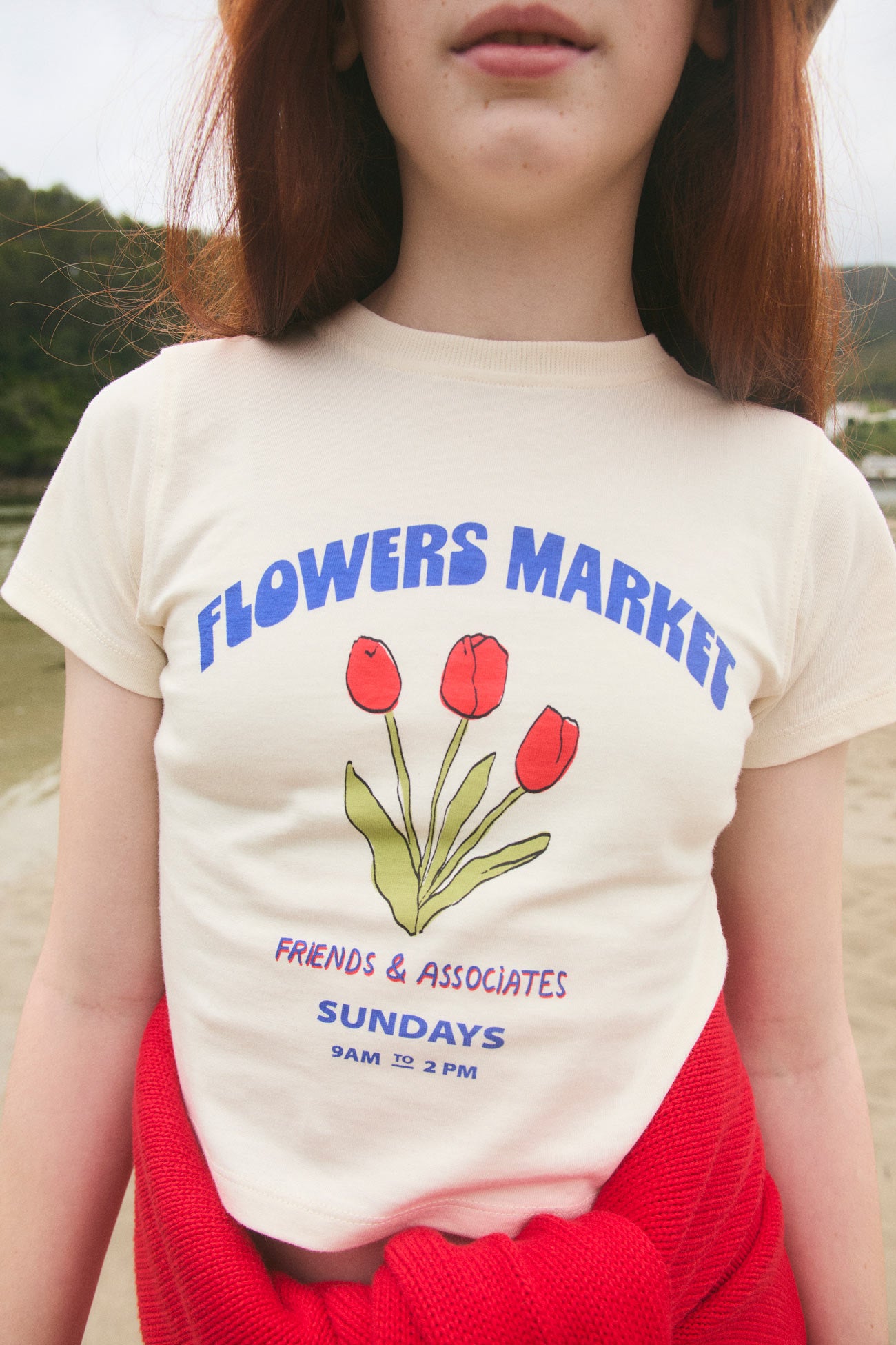 Camiseta Flowers Market girl