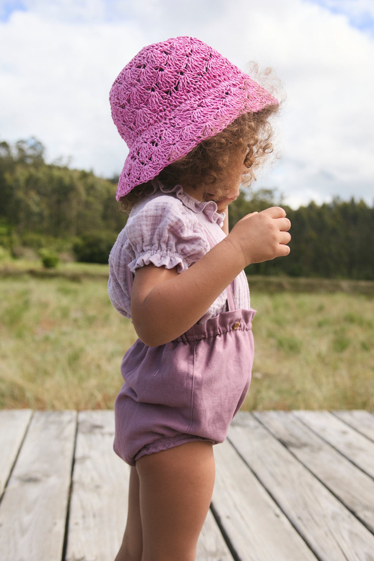 Purple straps bloomer