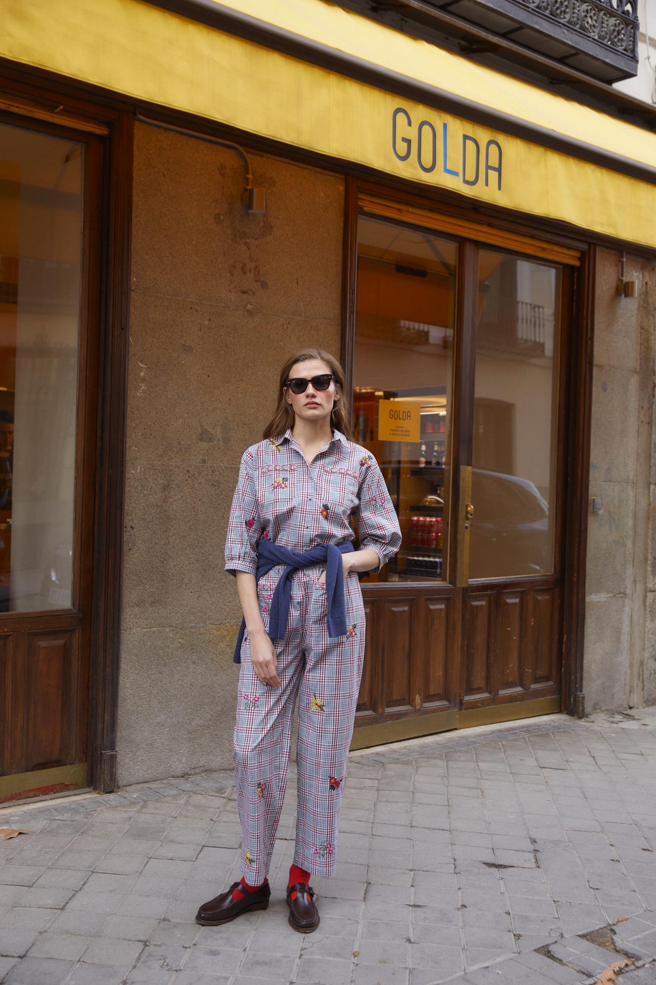 Camisa de mujer bordada Lob