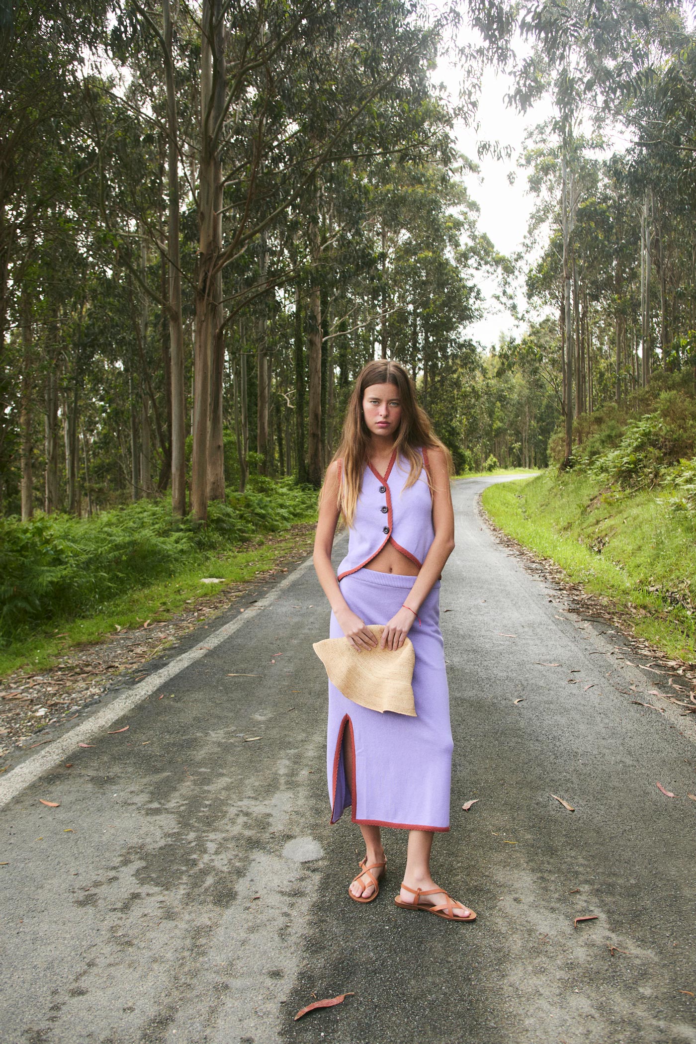 Falda de mujer Lavander