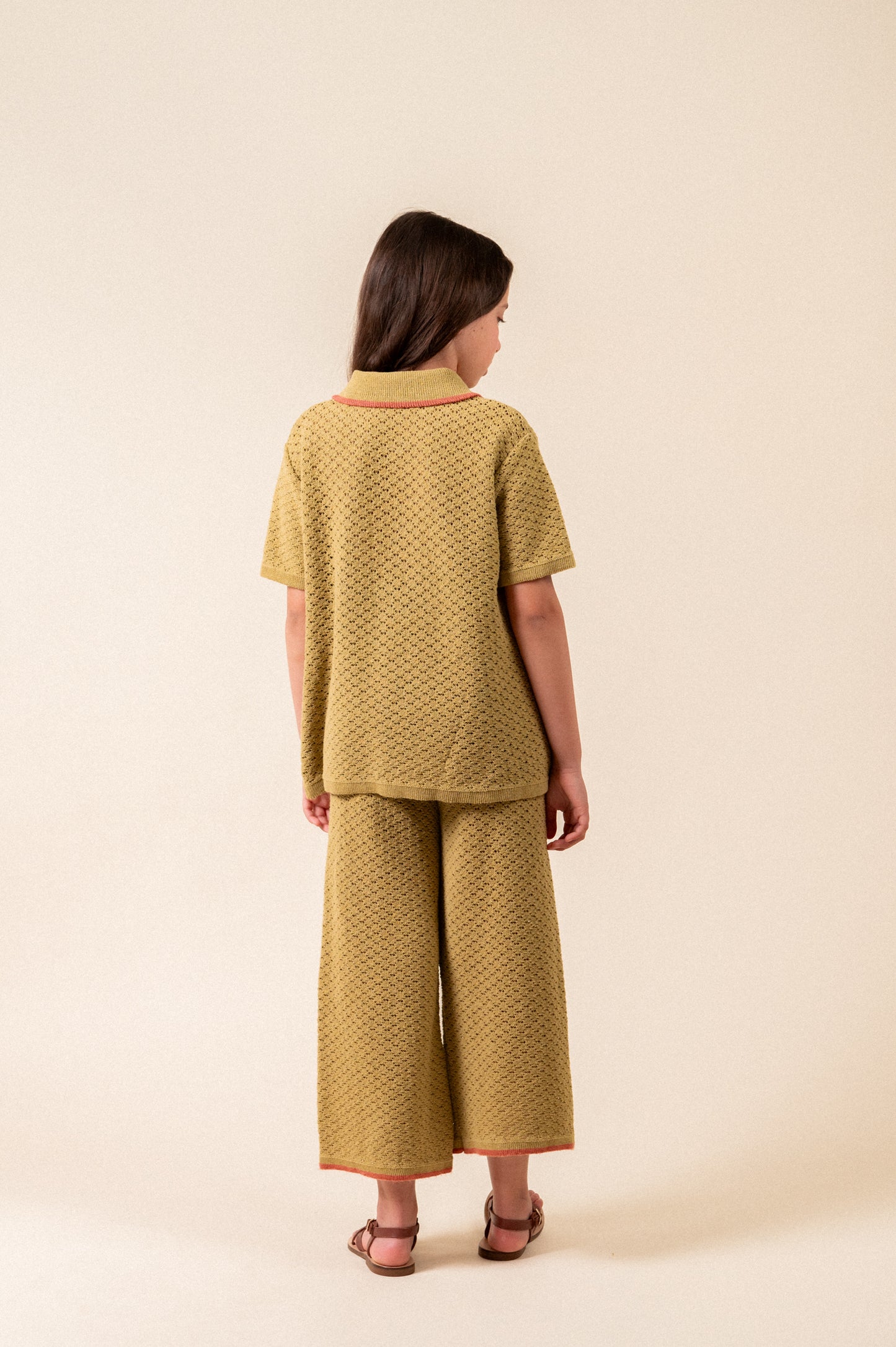 Pantalón punto lima niña