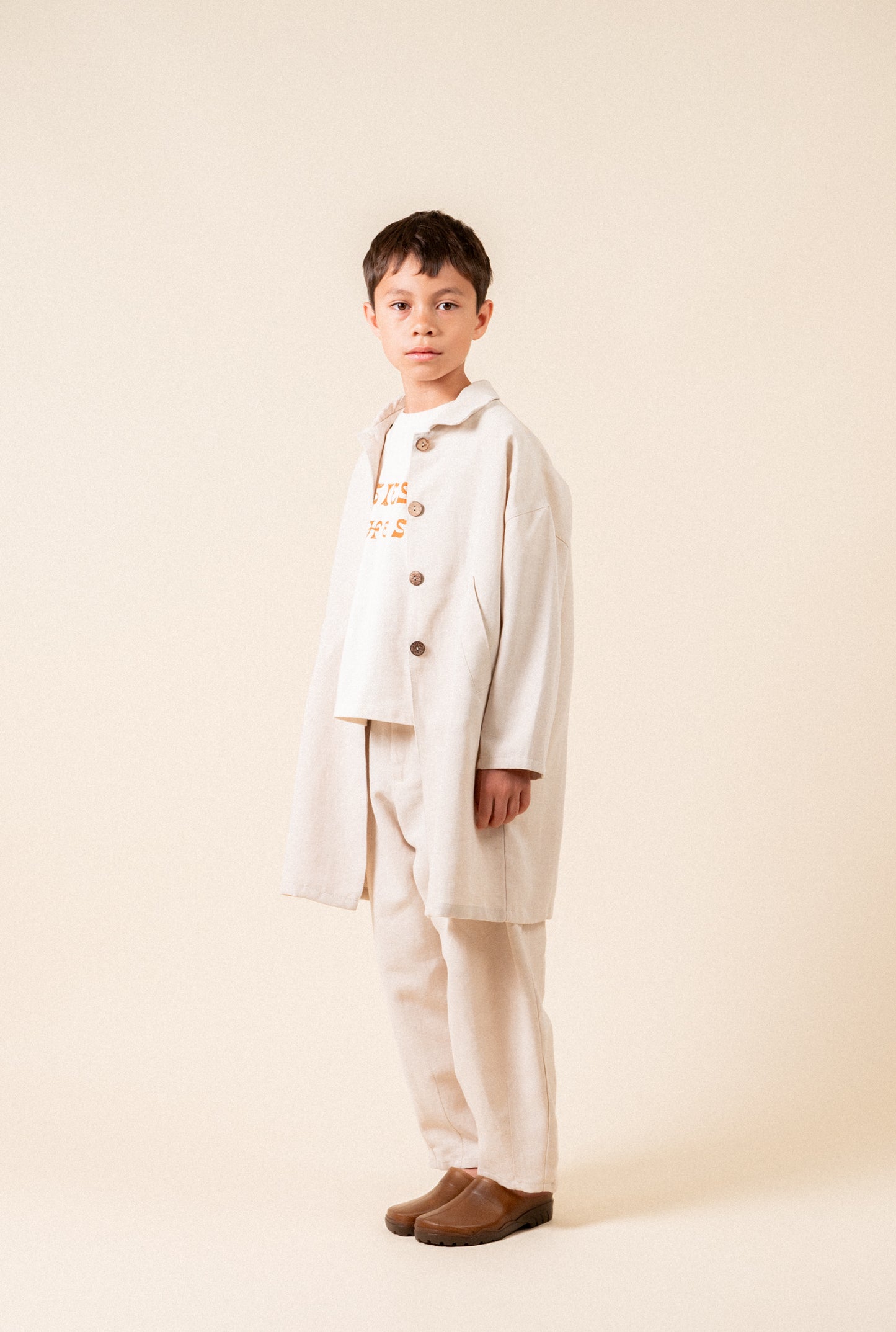 Linen baggy trousers boy