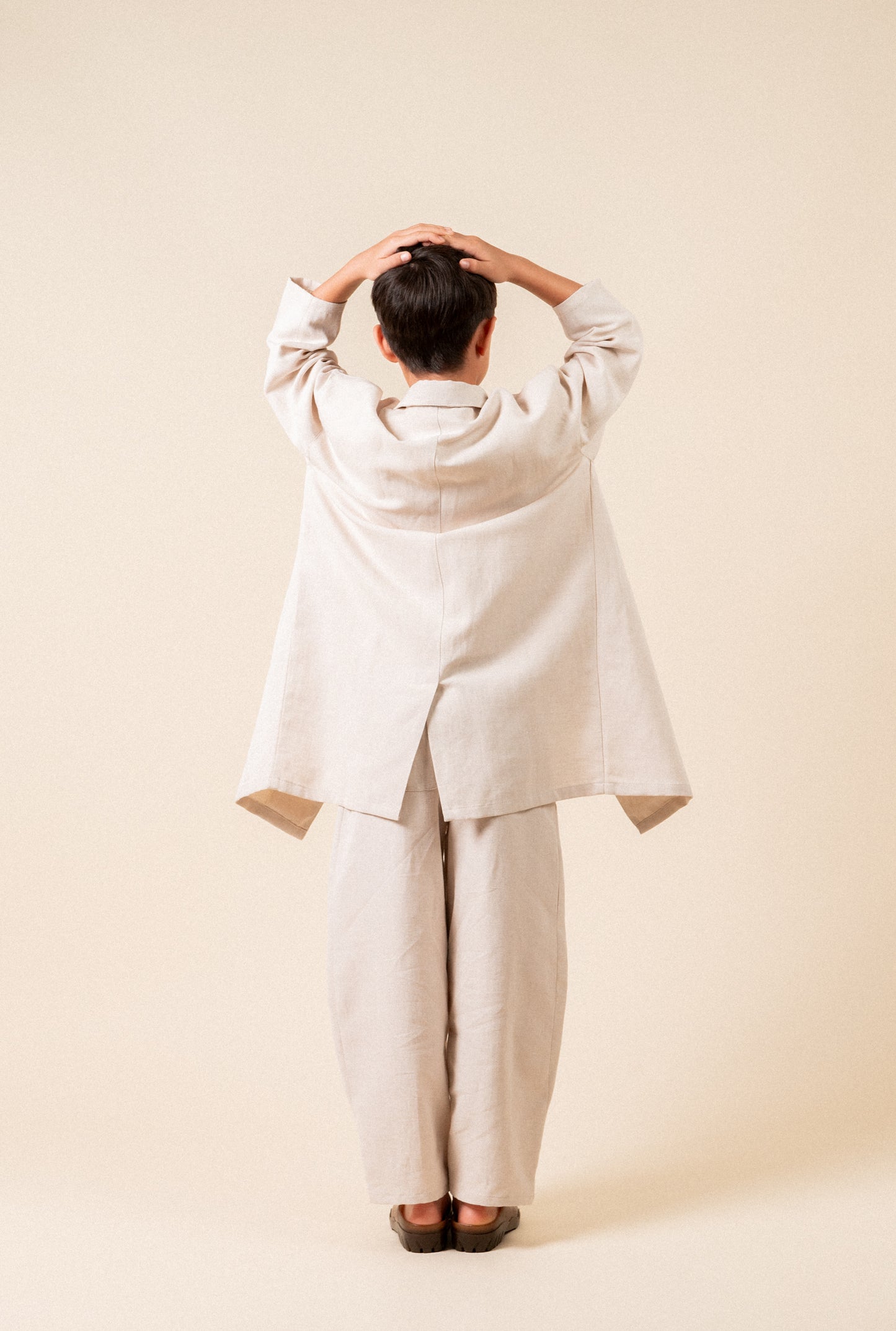 Linen baggy trousers boy