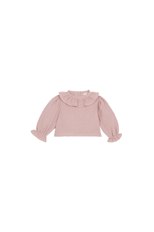 Camisa bambula Pink sand recién nacido