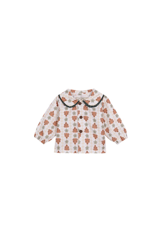Idalina Peter Pan collar shirt new born