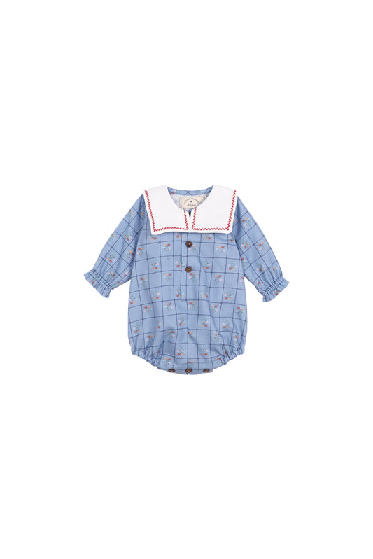 Catherina embroidered romper new born