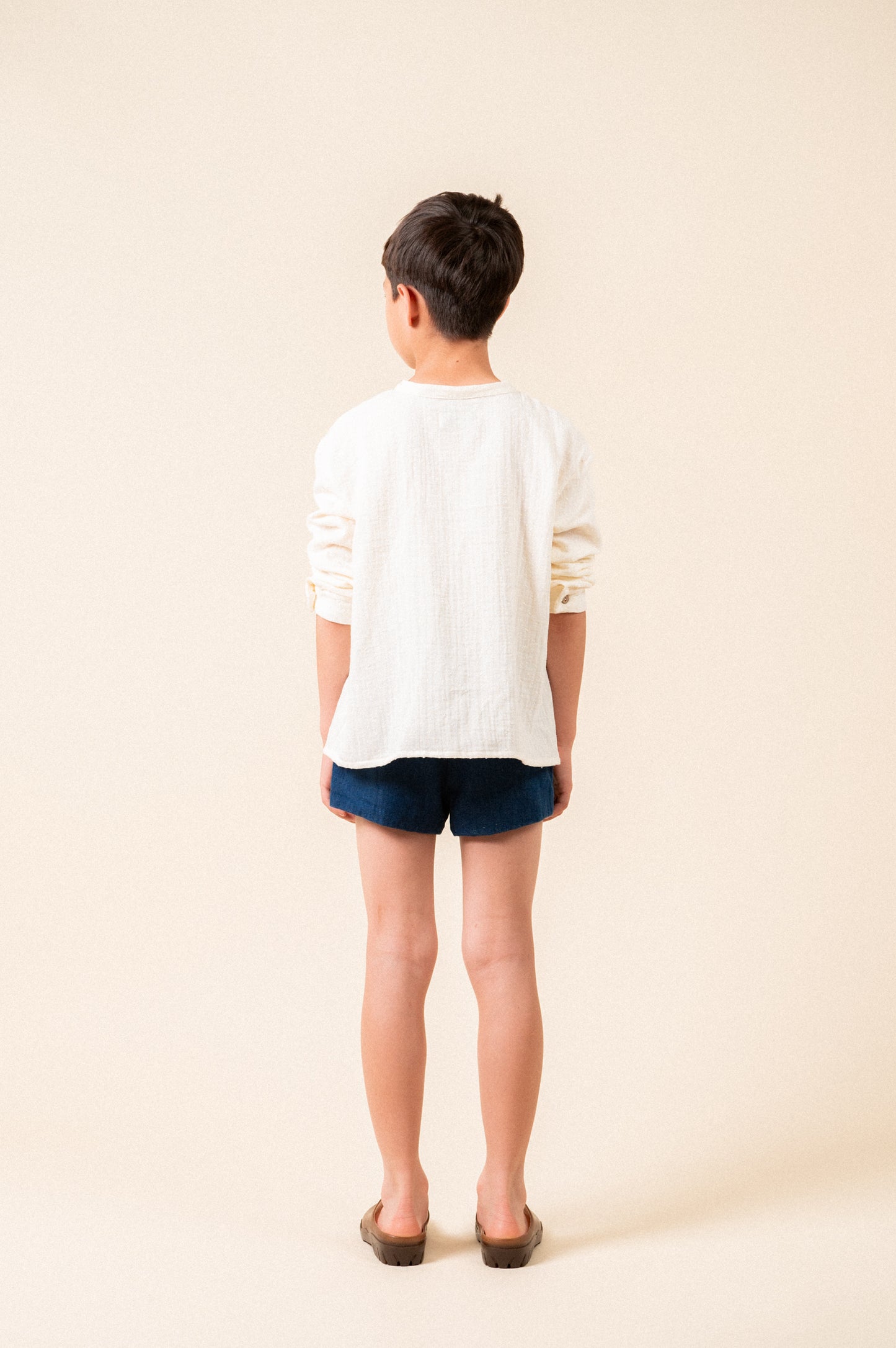 Plumetis mao shirt boy