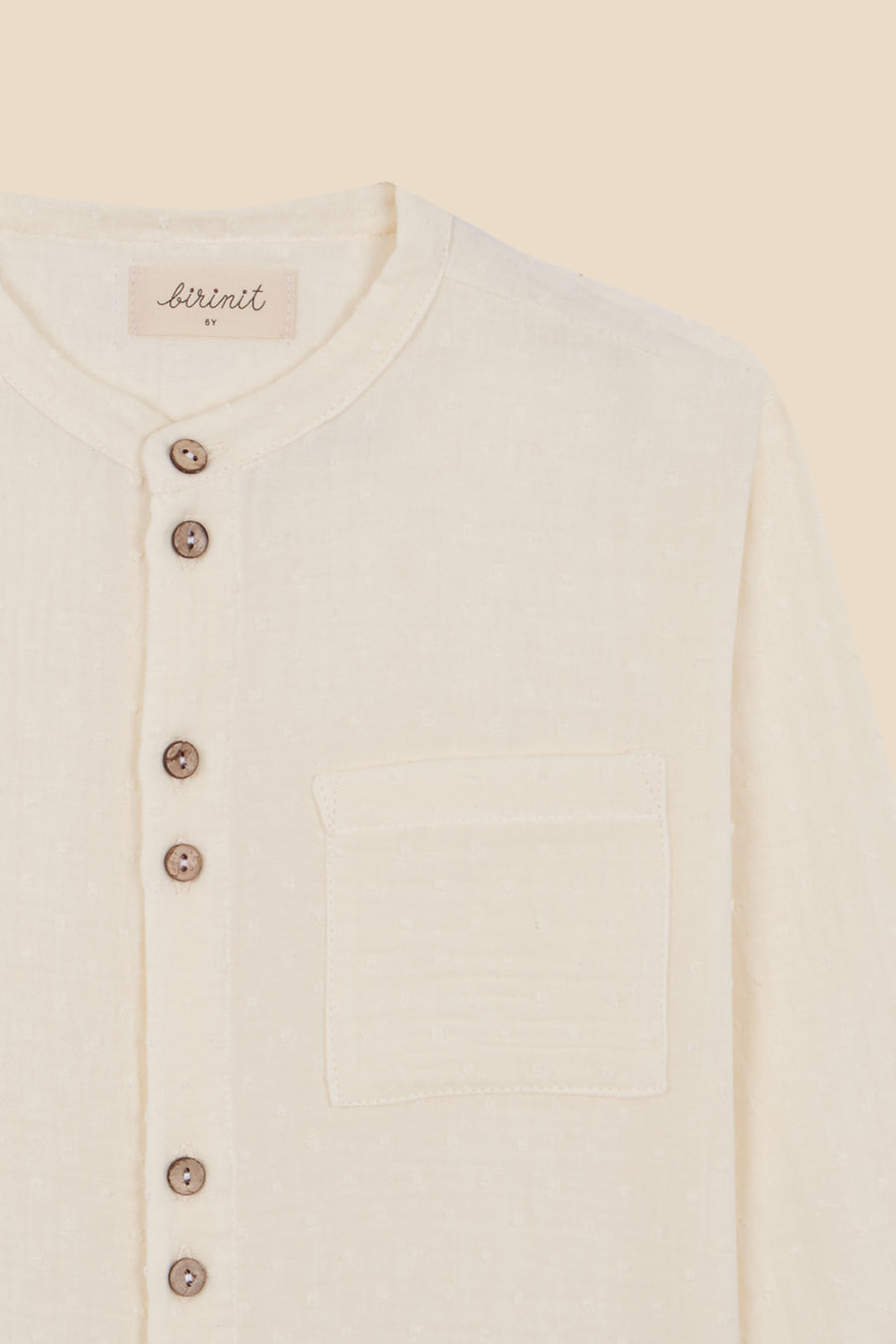 Plumetis mao shirt boy