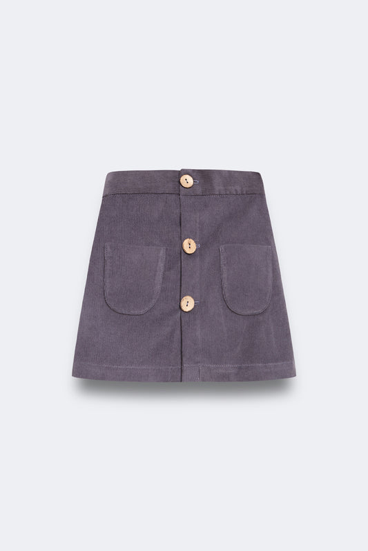 Mini falda pana azul Storm niña