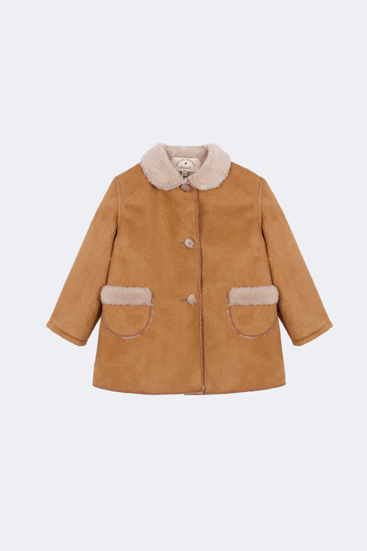 Van Gogh lapels beige coat baby