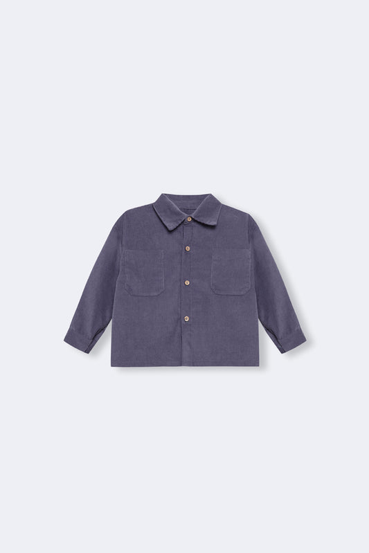 Camisa pana azul Storm bebé