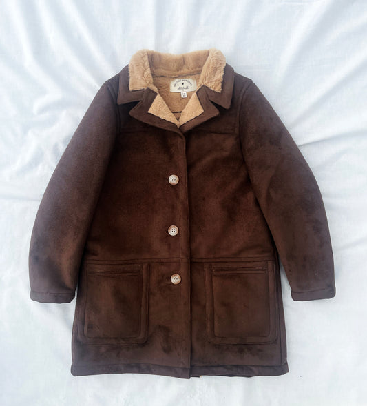Van Gogh Burgundy coat with lapels