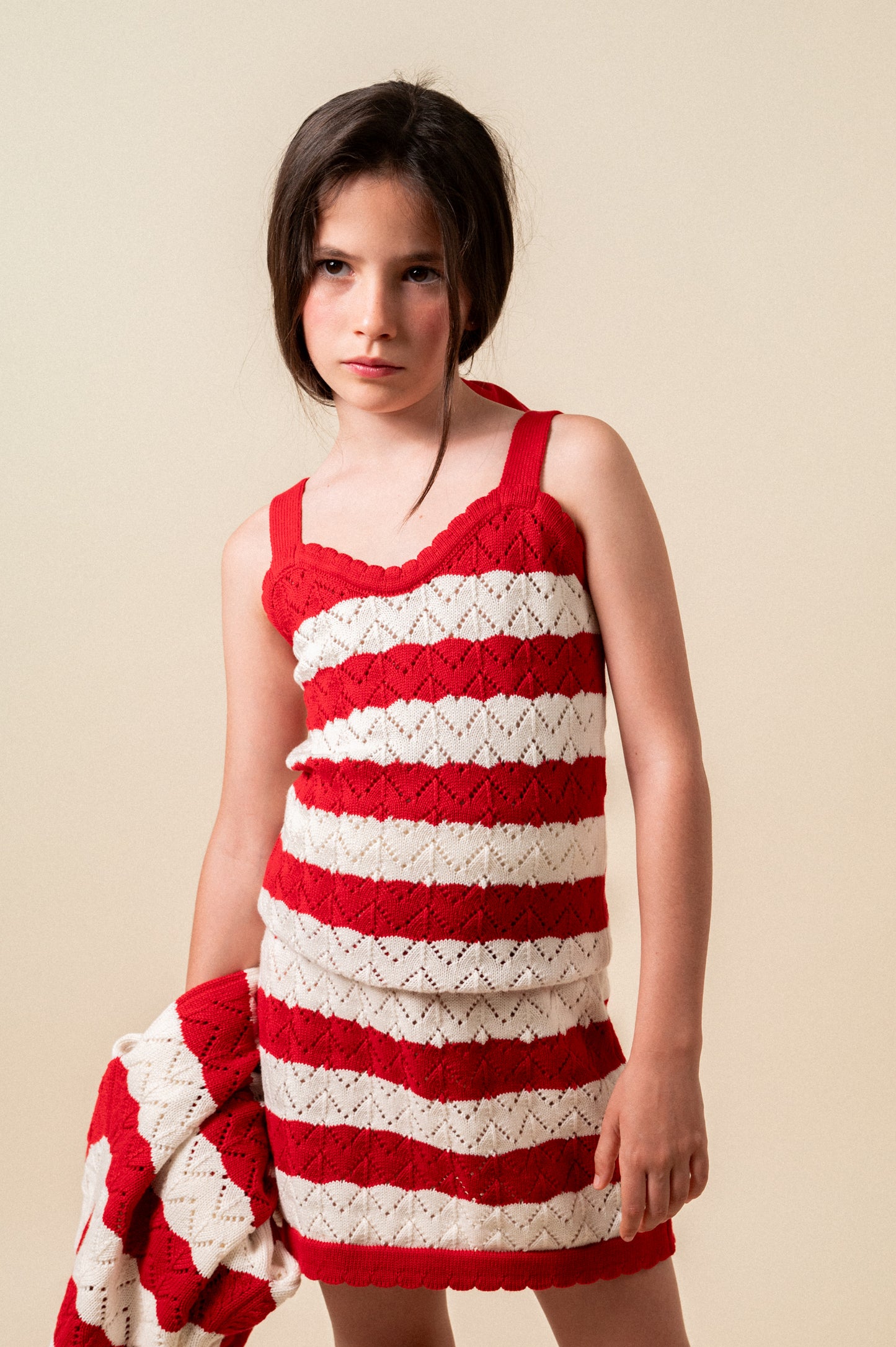 Chili knit mini skirt girl