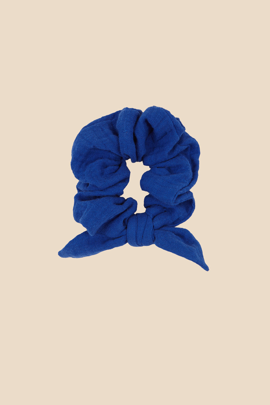 Cobalt scrunchie