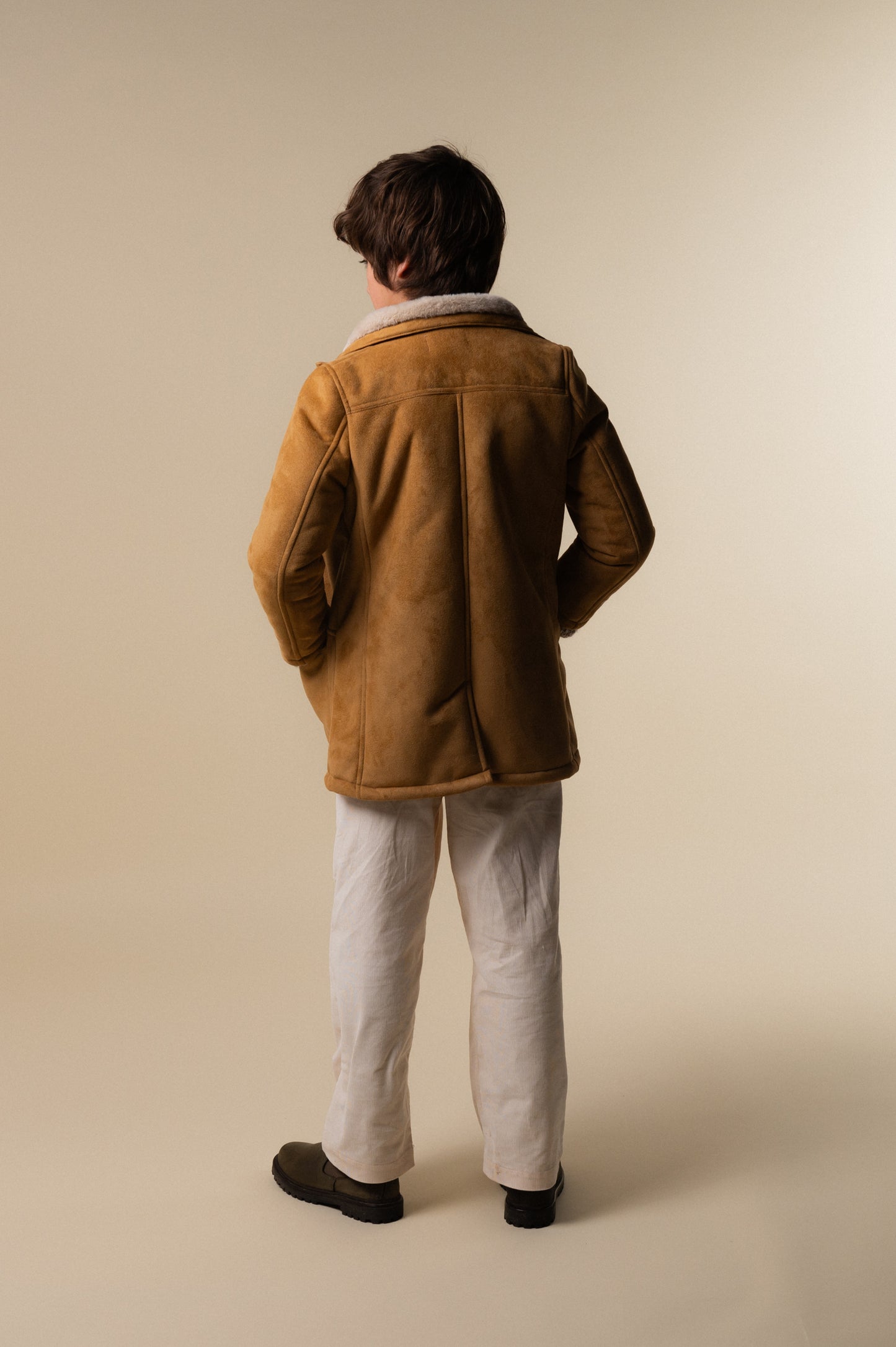 Van Gogh lapels beige coat boy