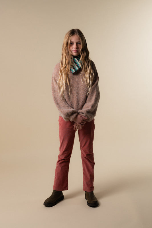 Pantalón campana pana Marsala