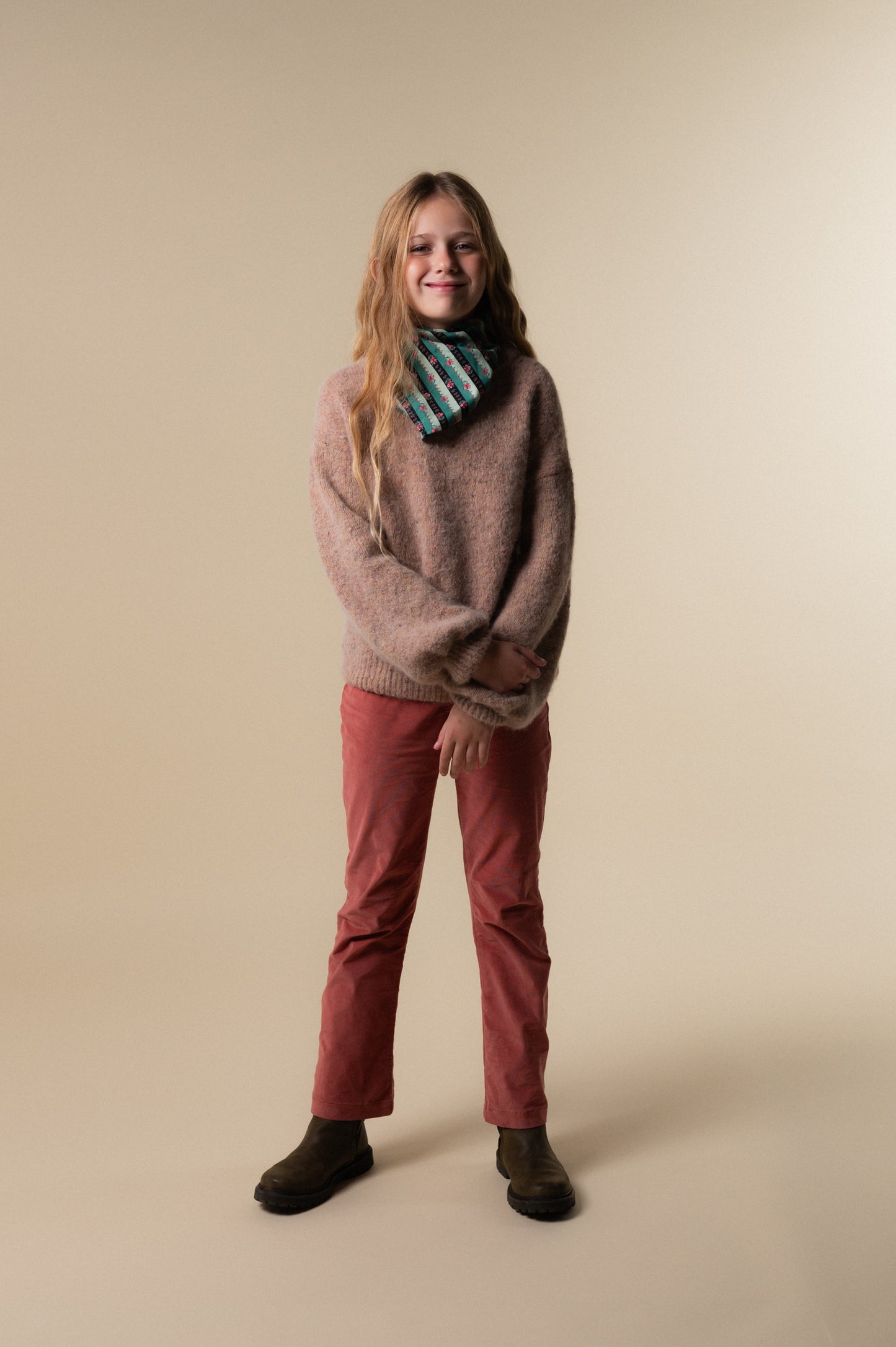 Pantalón campana pana Marsala