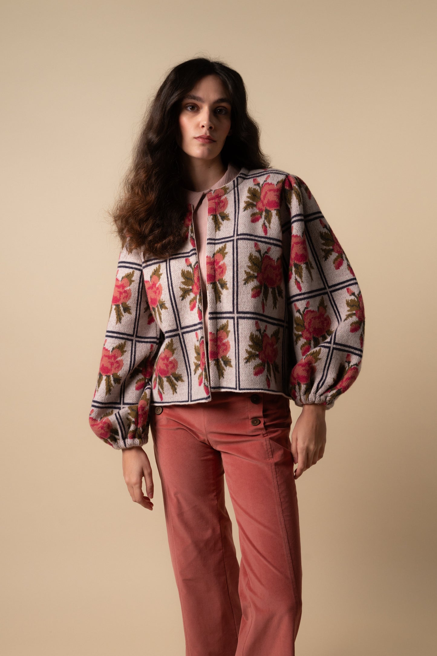 Pantalón pana Marsala de mujer