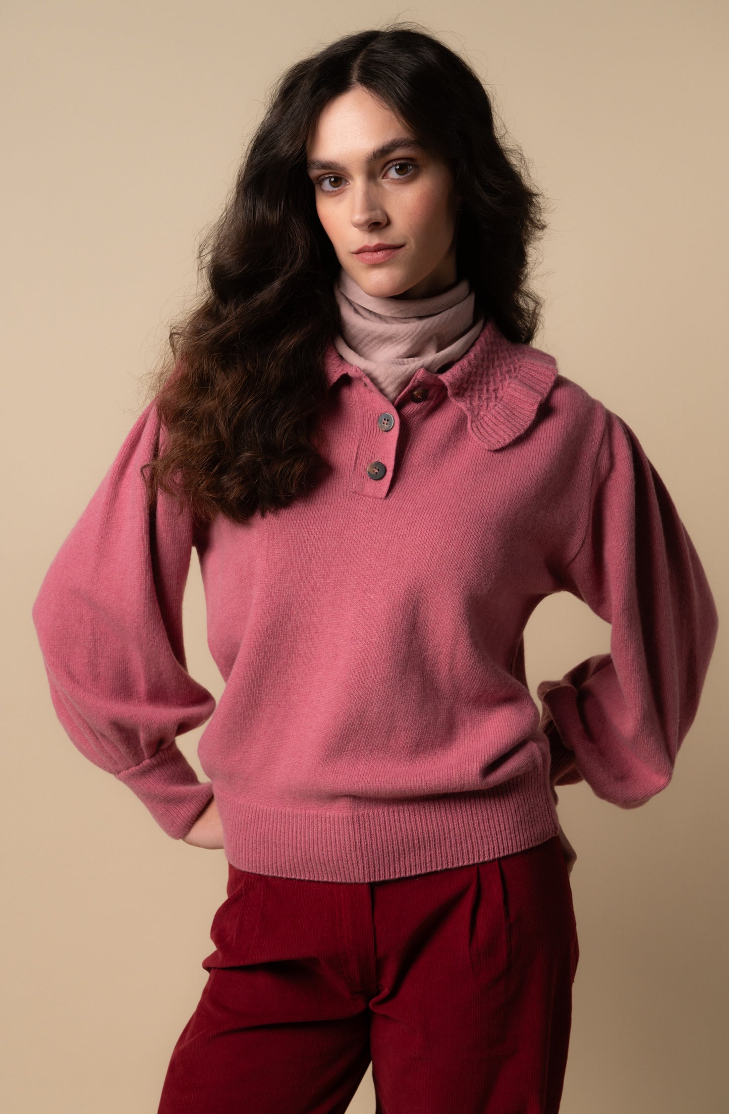 Woman Biri Marsala sweater