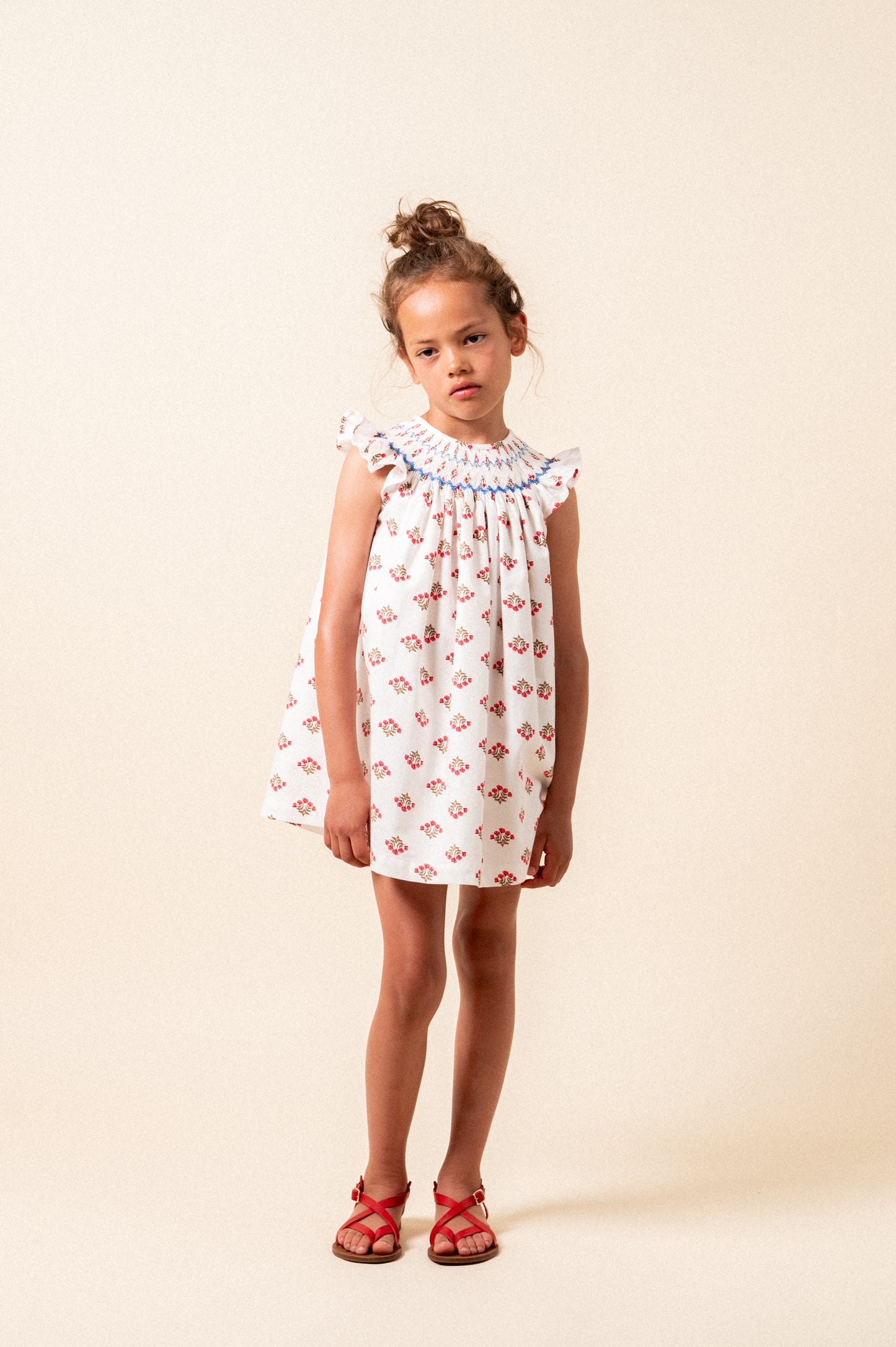 Monzón smocked dress girl