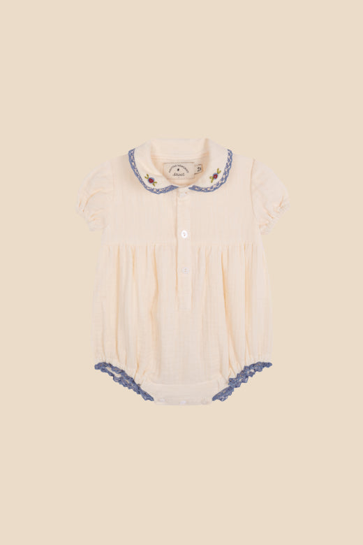 Agus embroidered romper baby