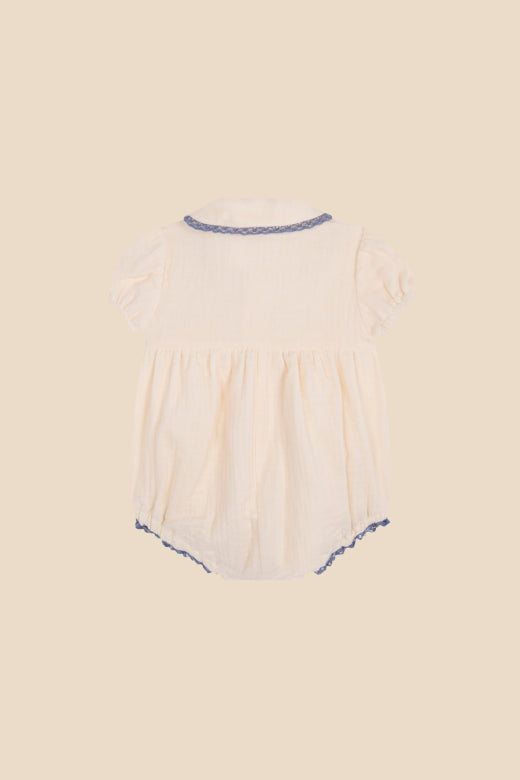 Agus embroidered romper baby