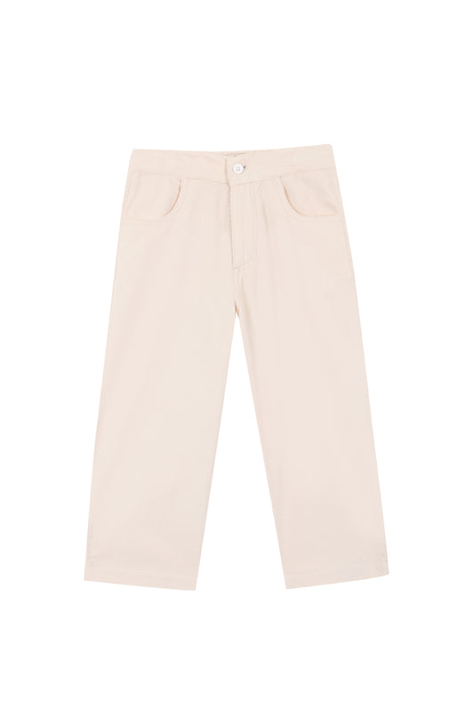 Pantalón pana cruda niña