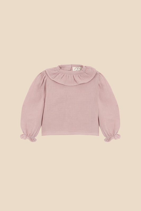 Camisa bambula Pink sand bebé