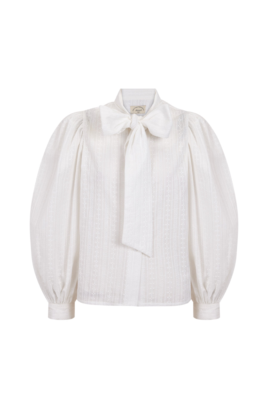 Woman Chulisima embroidered bow shirt